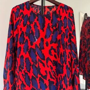 The‎ Limited Scarlet and Indigo Top-Medium